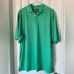 FJ Men's Green Polo golf Shirt